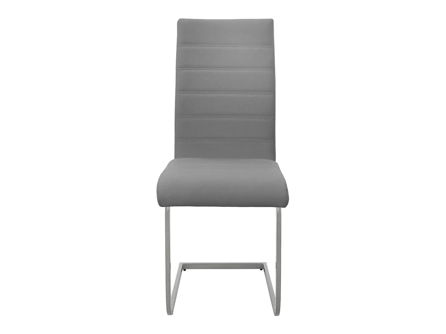 6 sillas de comedor basculante gris asientos cantilever de polipiel ergonómico