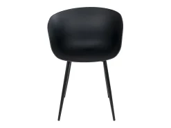 4 Sillones polipropileno negro RODA
