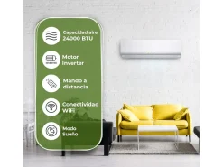 Aire acondicionado Split Aspes AAAS2400W 6000 frigorías R32 WiFi A blanco