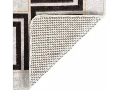 Alfombra antideslizante lavable 120x180 cm beige claro