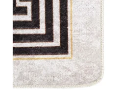 Alfombra antideslizante lavable 120x180 cm beige claro