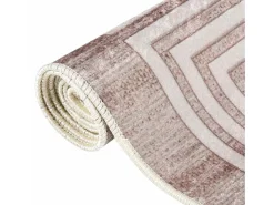 Alfombra antideslizante lavable 160x230 cm beige