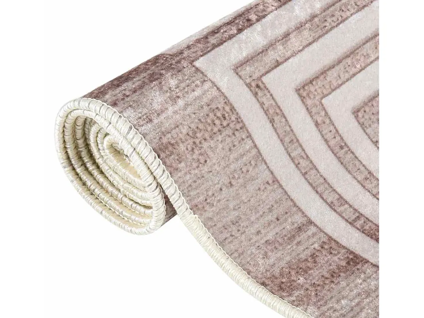 Alfombra antideslizante lavable 160x230 cm beige