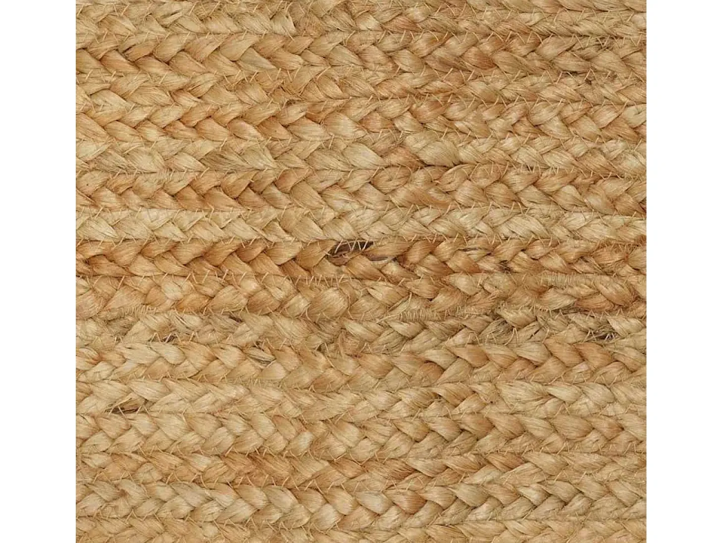 Alfombra beige 240 x 240 cm Yute