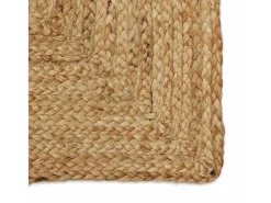 Alfombra beige 80 x 200 cm Yute