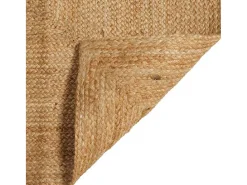 Alfombra beige 80 x 200 cm Yute