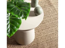 Alfombra beige ZIZUR 80x150 cm efecto yute interior exterior