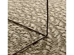 Alfombra beige ZIZUR 80x150 cm efecto yute interior exterior