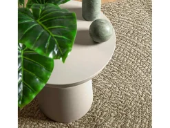Alfombra beige ZIZUR 80x150 cm efecto yute interior exterior