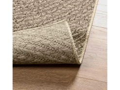 Alfombra beige ZIZUR 80x150 cm efecto yute interior exterior