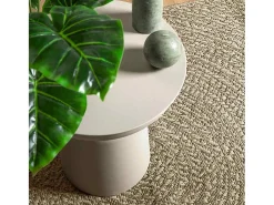 Alfombra beige ZIZUR 240x340 cm efecto yute para interior y exterior