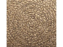 Alfombra de 160 cm con aspecto de yute, para interior y exterior