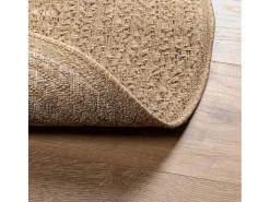 Alfombra de 90 cm con aspecto de yute, para interior y exterior