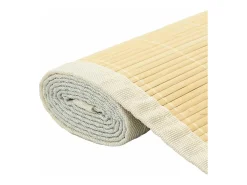 Alfombra de bambú 100x160 cm Natural