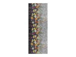 Alfombra de cocina - Diseños con flores - multicolor - 52 x 100 cm - RICCI