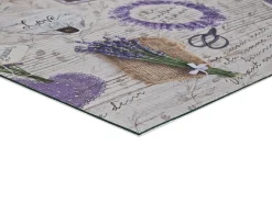 Alfombra de cocina - Diseños de lavanda - violeta - 52 x 100 cm - SPRINTY