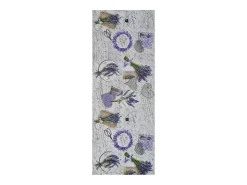 Alfombra de cocina - Diseños de lavanda - violeta - 52 x 100 cm - SPRINTY
