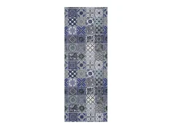 Alfombra de cocina - Diseños bohemios - azul - 52 x 200 cm - SPRINTY