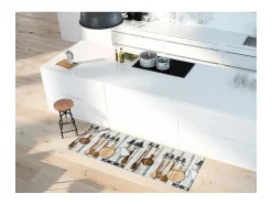Alfombra de cocina - diseños con cocina - multicolor - 52 x 100 cm - RICCI