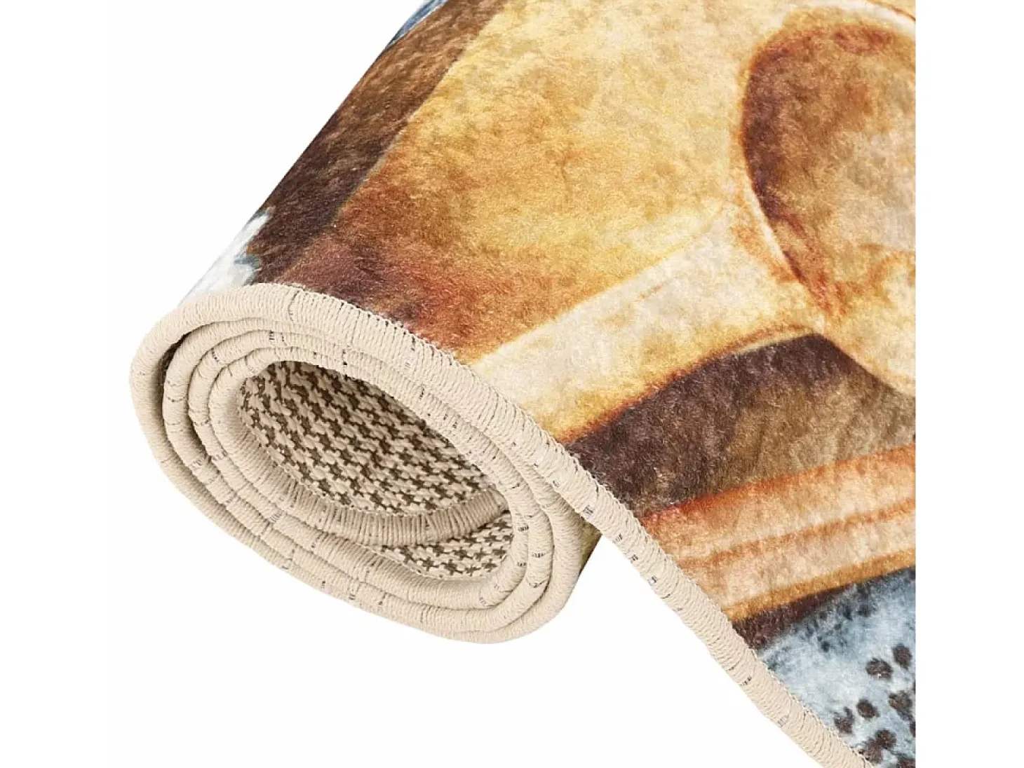 Alfombra de cocina multicolor 60x180 cm lavable antideslizante