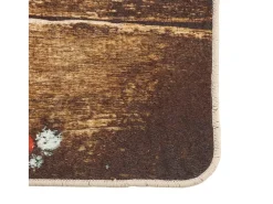 Alfombra de cocina multicolor 60x180 cm lavable antideslizante