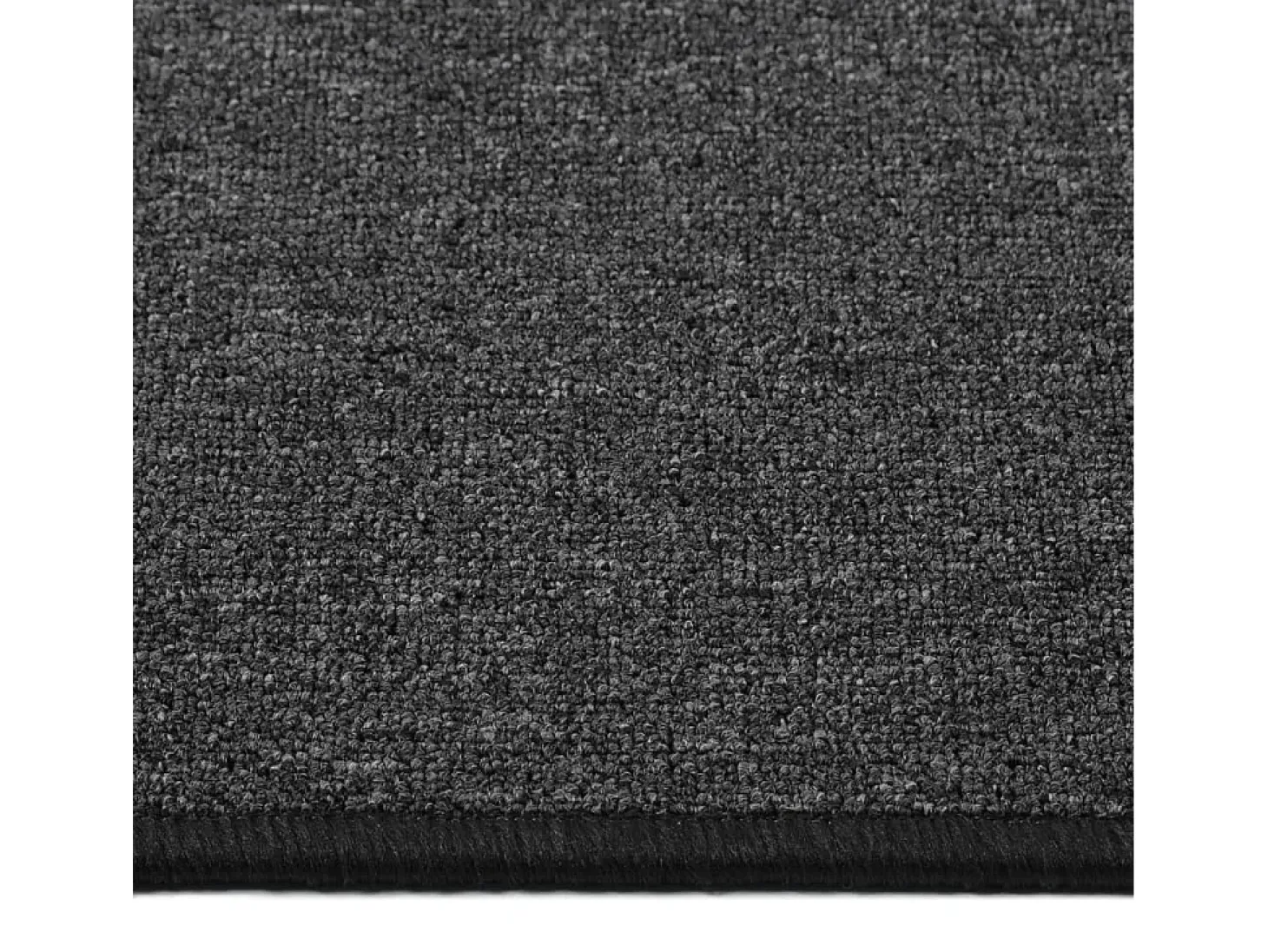 Alfombra de pasillo antracita 50x150 cm