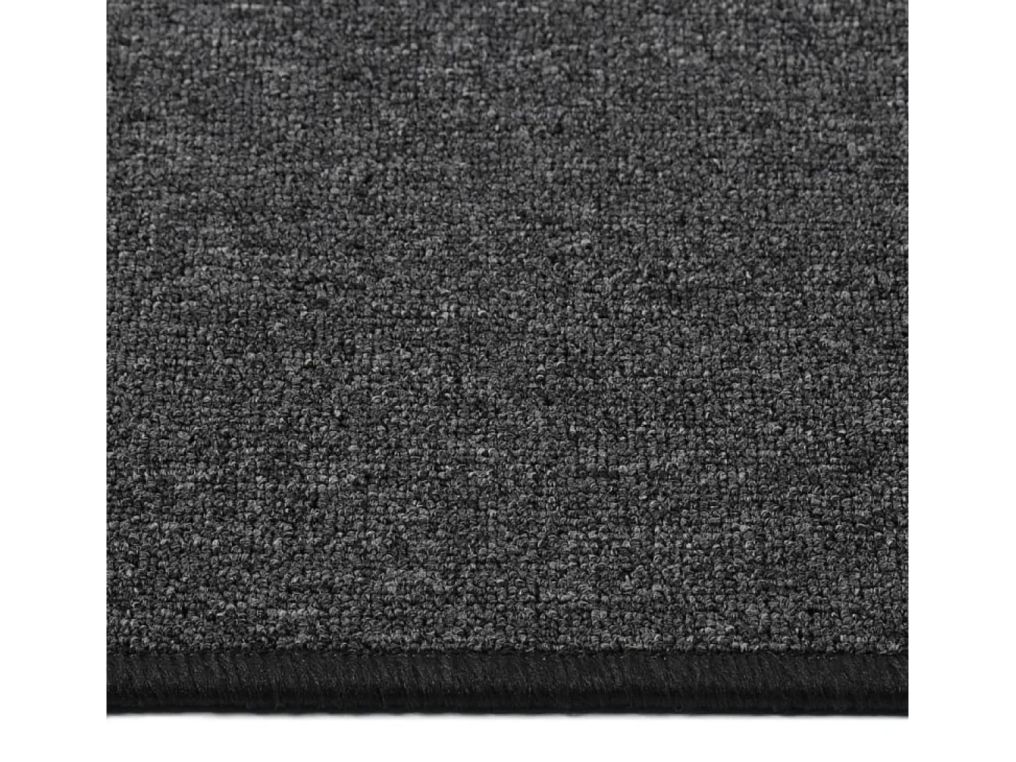 Alfombra de pasillo antracita 80x150 cm