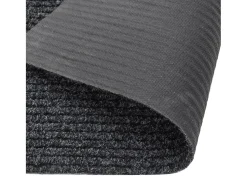 Alfombra de pasillo atrapa suciedad 100x150 cm gris antracita