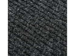 Alfombra de pasillo atrapa suciedad 100x150 cm gris antracita