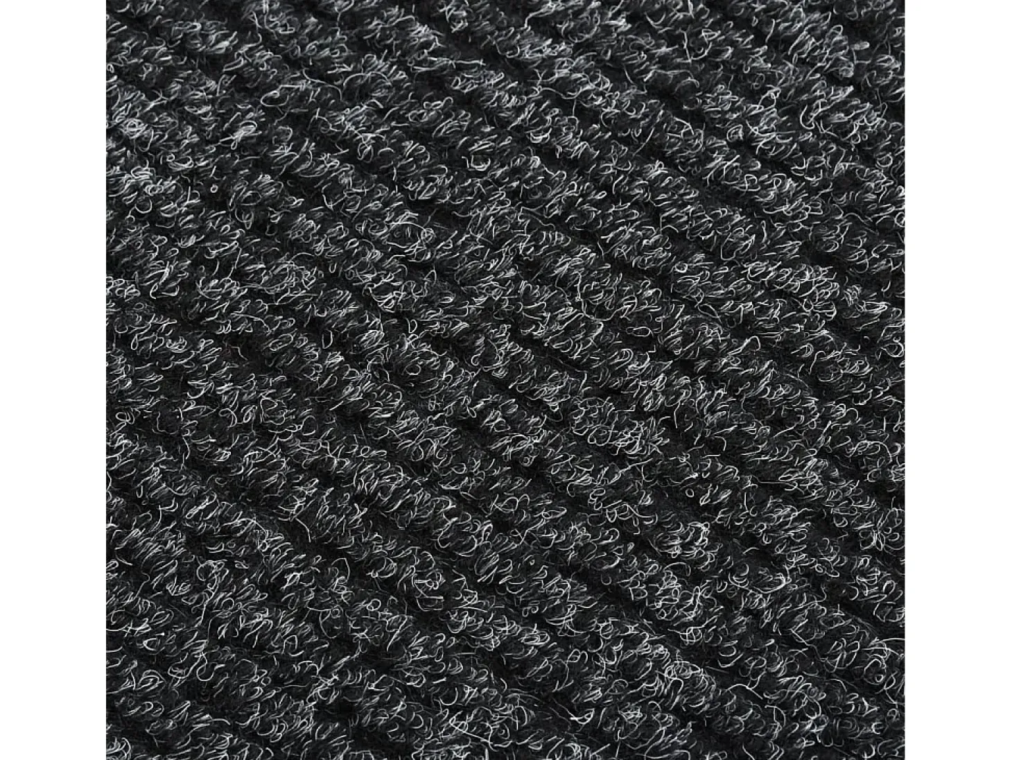 Alfombra de pasillo atrapa suciedad 100x150 cm gris antracita