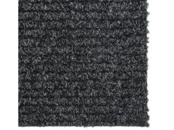 Alfombra de pasillo atrapa suciedad 100x100 cm gris antracita