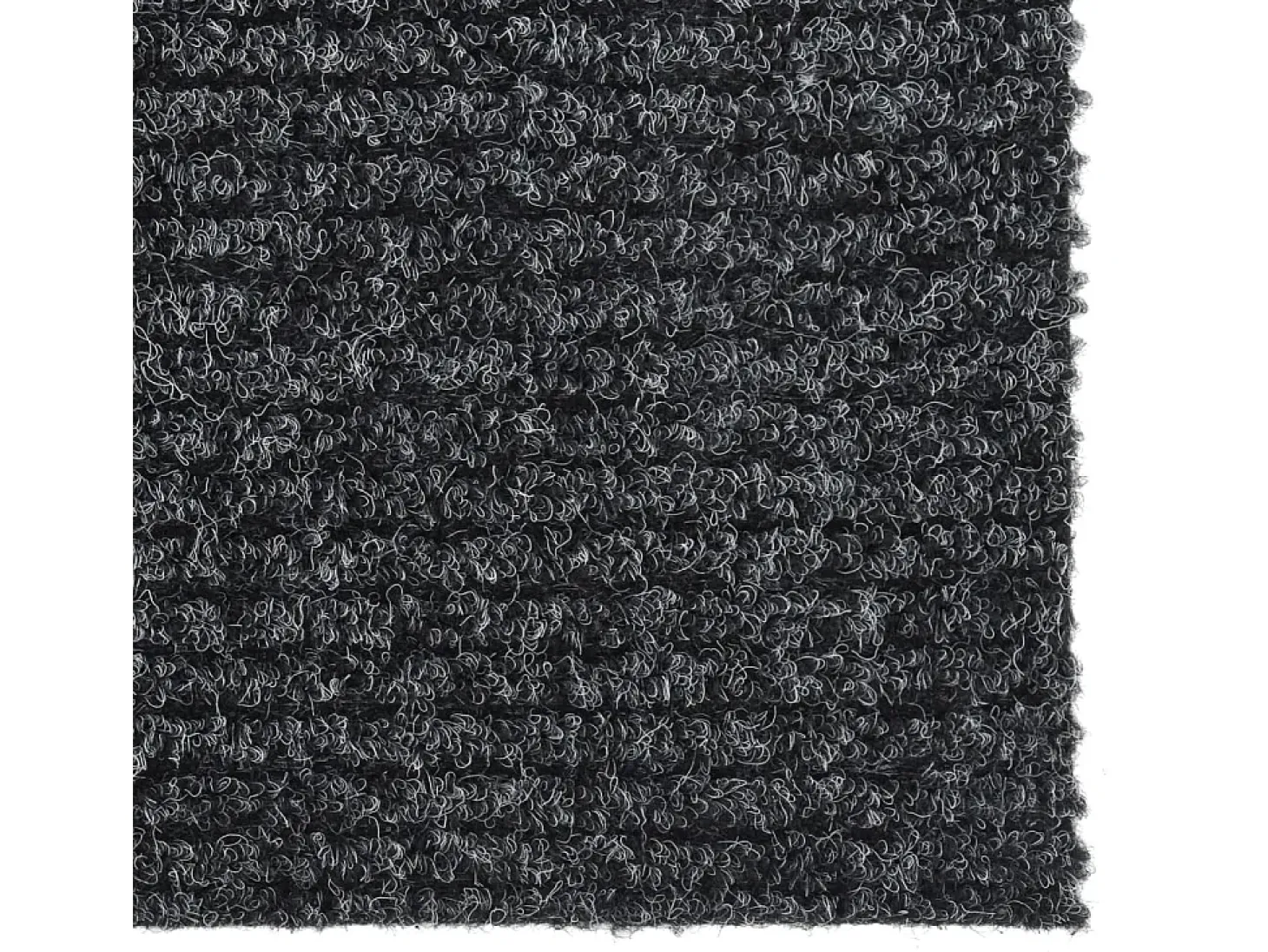 Alfombra de pasillo atrapa suciedad 100x100 cm gris antracita