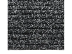 Alfombra de pasillo atrapa suciedad 100x100 cm gris antracita