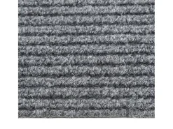 Alfombra de pasillo atrapa suciedad 100x200 cm gris