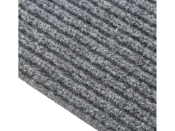 Alfombra de pasillo atrapa suciedad 100x200 cm gris