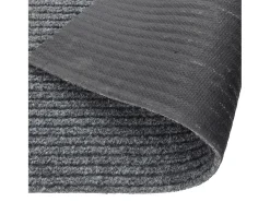 Alfombra de pasillo atrapa suciedad 100x200 cm gris