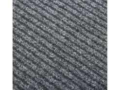 Alfombra de pasillo atrapa suciedad 100x200 cm gris