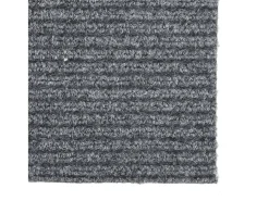 Alfombra de pasillo atrapa suciedad 100x200 cm gris