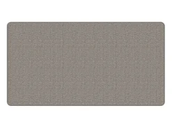 Alfombra de pasillo efecto sisal plata 80x150 cm