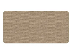 Alfombra de pasillo efecto sisal arena 50x100 cm