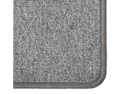 Alfombra de pasillo gris oscuro 80x250 cm