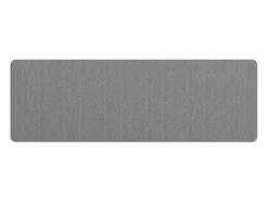 Alfombra de pasillo gris 60x180 cm