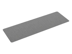 Alfombra de pasillo gris 60x180 cm