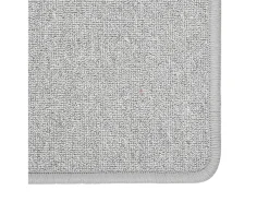 Alfombra de pasillo gris claro 50x200 cm