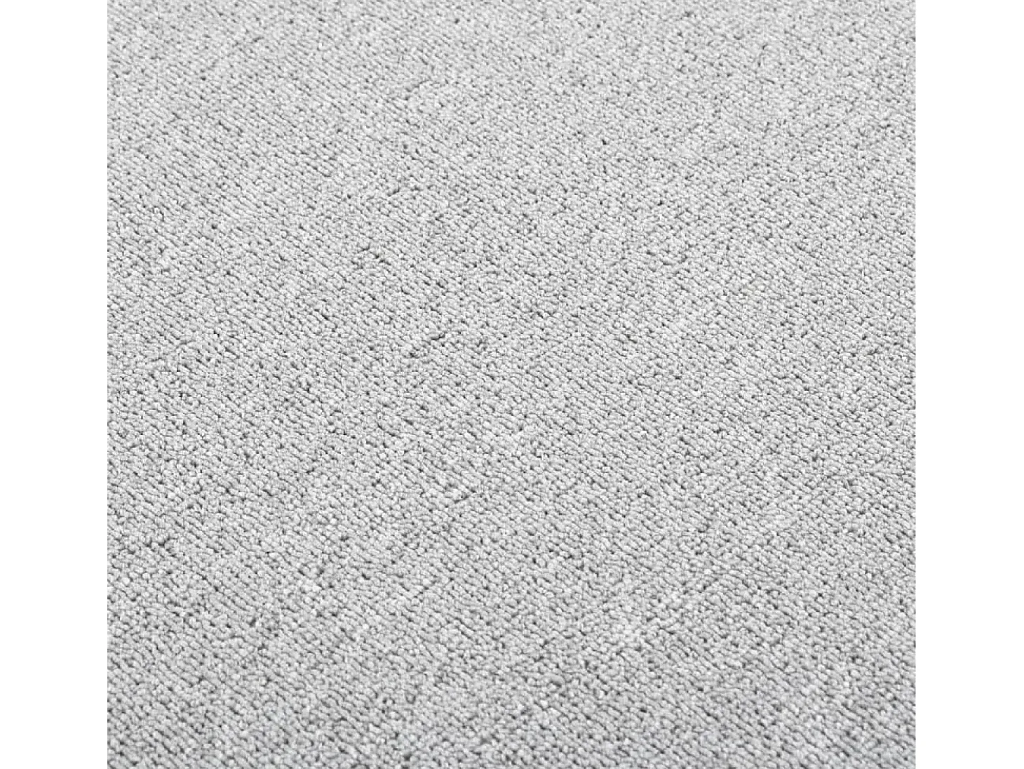 Alfombra de pasillo gris claro 50x250 cm