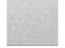 Alfombra de pasillo gris claro 80x400 cm