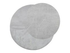 Alfombra de pelo corto IZA estilo escandinavo gris Ø 120 cm