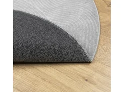 Alfombra de pelo corto IZA estilo escandinavo gris Ø 120 cm