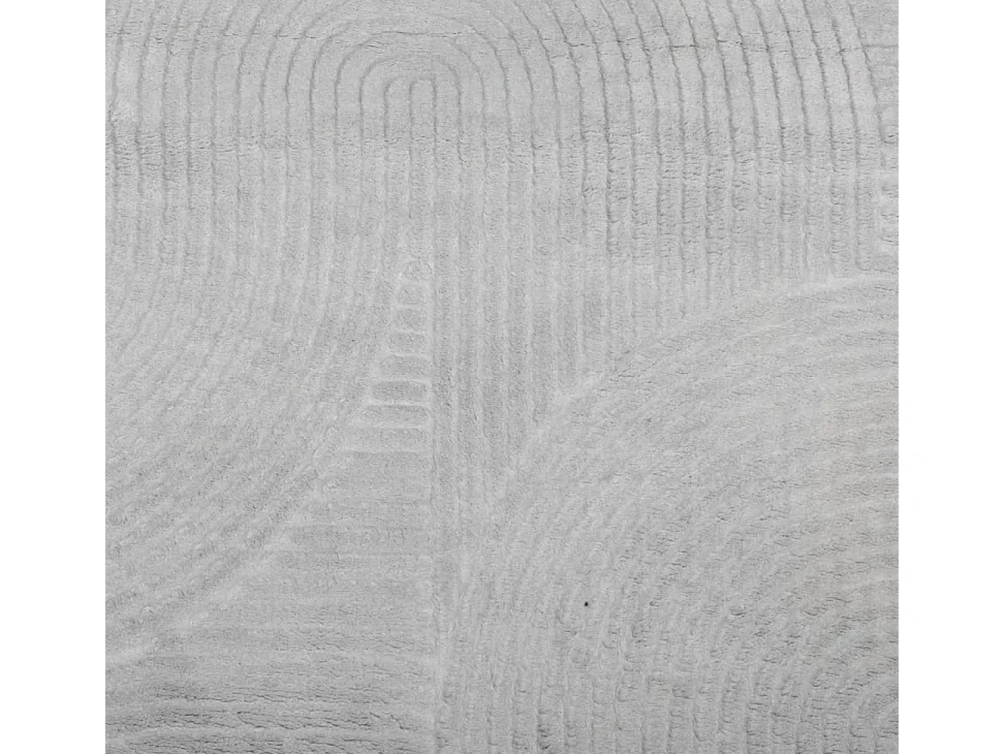 Alfombra de pelo corto IZA estilo escandinavo gris Ø 120 cm