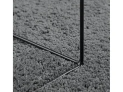 Alfombra de pelo corto OVIEDO antracita 120x120 cm